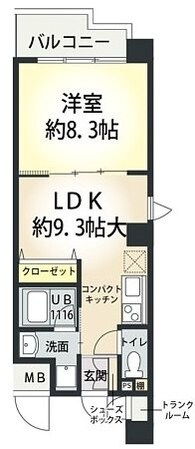 西宮駅 徒歩1分 5階の物件間取画像